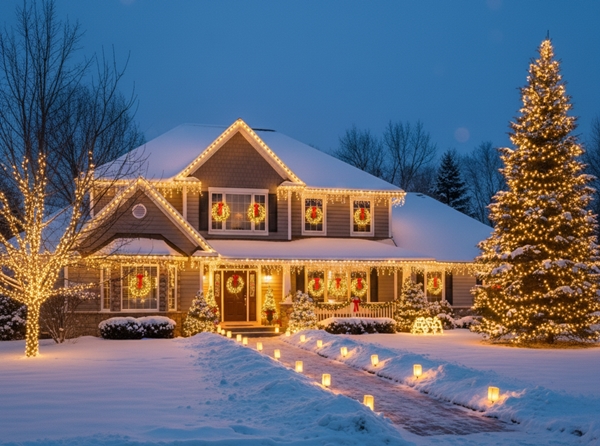 Christmas Lights Installation installation in Lexington, MA