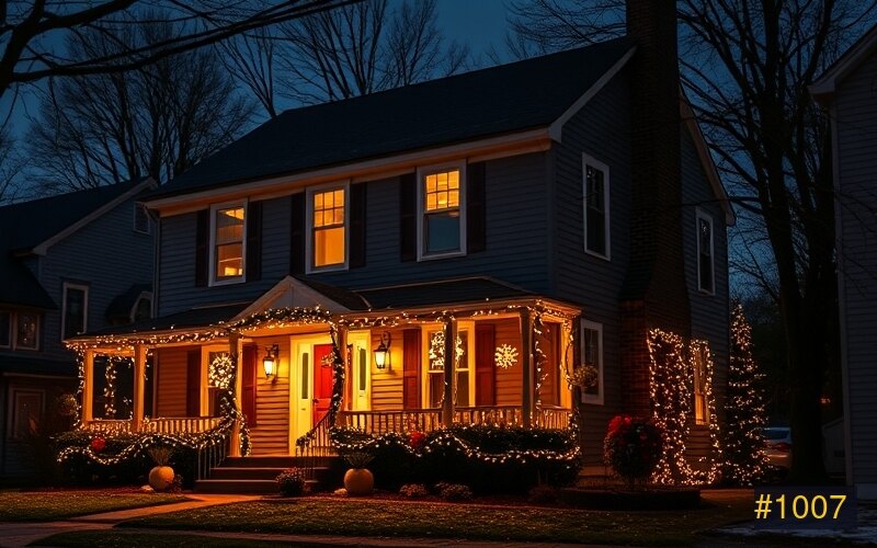 Residential holiday lighting