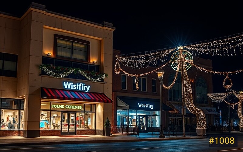 Commercial holiday lighting