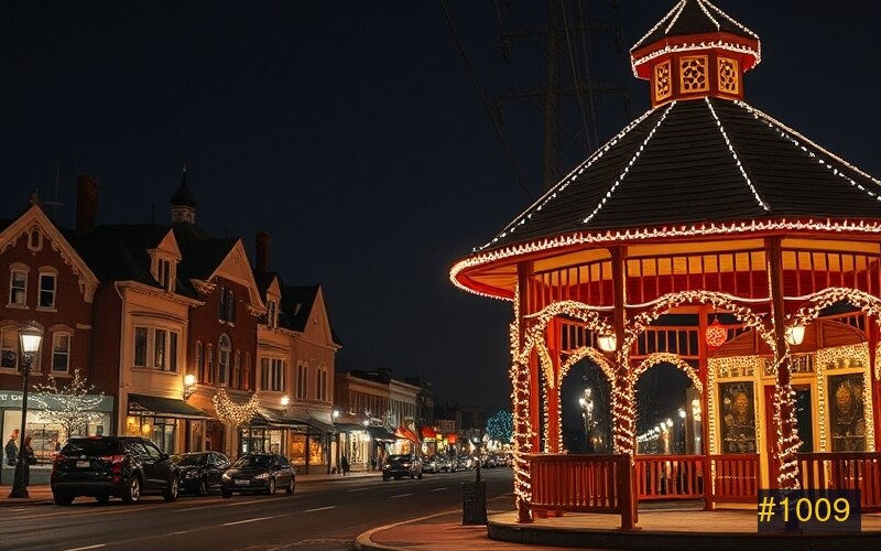Municipal holiday lighting