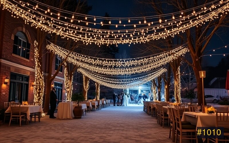 Custom Events holiday lighting