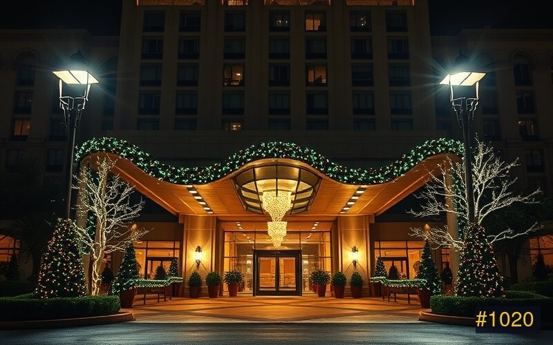 Hotels &amp; Resorts holiday lighting