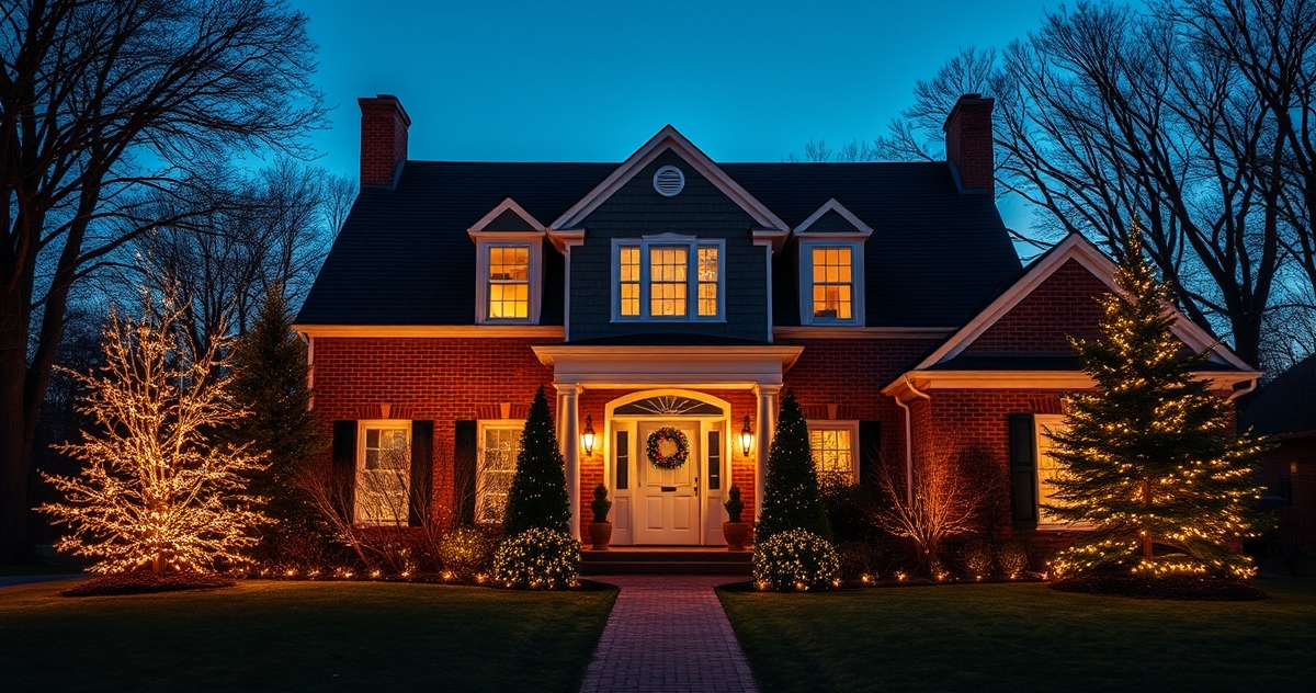How Much Would It Cost to Put Christmas Lights on a 2,000 Sq Ft House in Massachusetts?