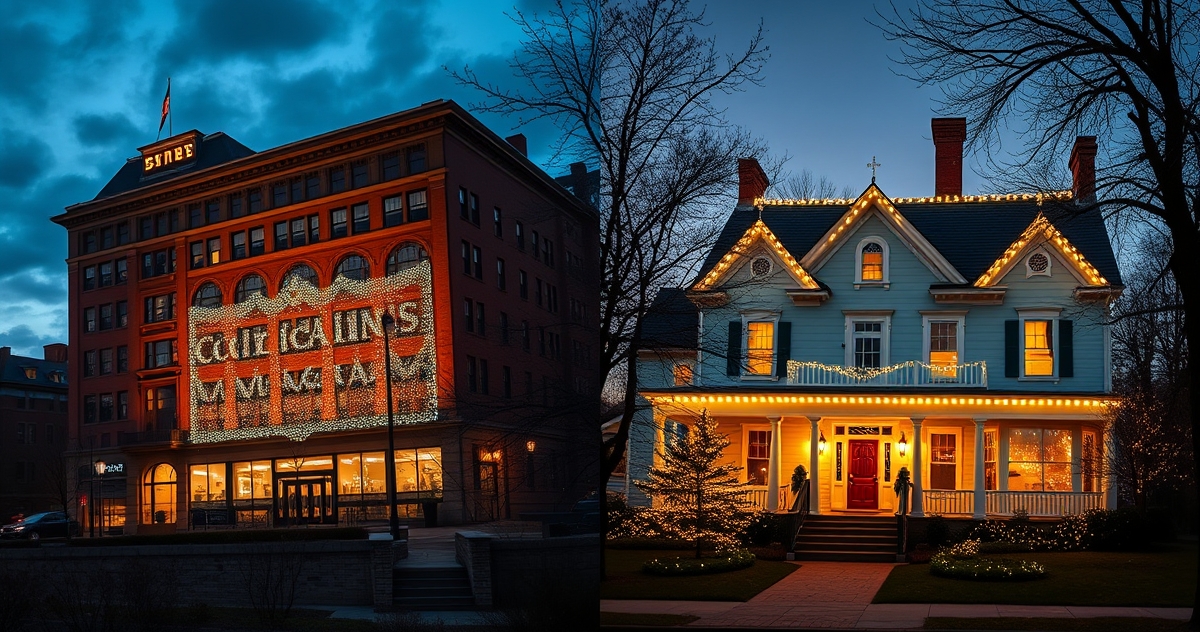 What Is the Difference Between Commercial and Residential Christmas Lights?