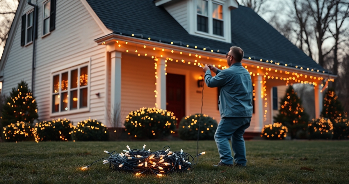 How Much Does it Cost to Install 200 ft of Christmas Lights in Massachusetts?